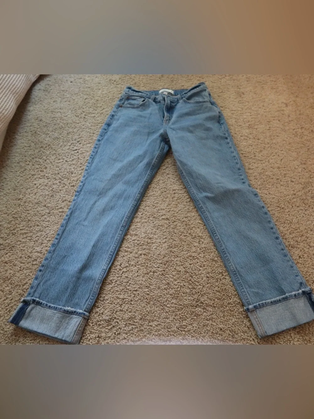 Abercrombie & Fitch 90s Straight Mid Rise - Picture 1 of 5